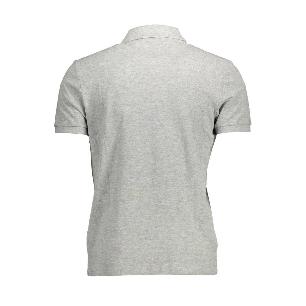 North Sails Elegant Gray Short-Sleeved Polo Shirt North Sails