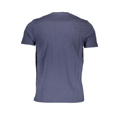 North Sails Blue Cotton Casual Round Neck Tee North Sails