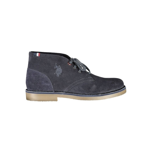 U.S. POLO ASSN. Sophisticated Blue Ankle Boots with Logo Detail U.S. POLO ASSN.