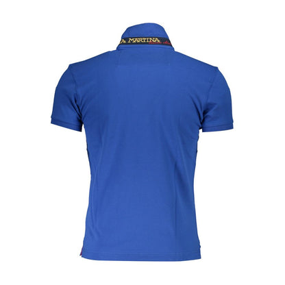 La Martina Slim Fit Embroidered Polo with Contrast Details La Martina