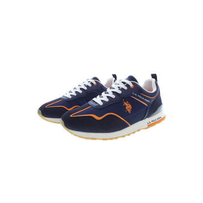 U.S. POLO ASSN. Chic Blue Sporty Lace-up Sneakers U.S. POLO ASSN.