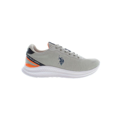 U.S. POLO ASSN. Sleek Gray Sneakers with Iconic Logo U.S. POLO ASSN.