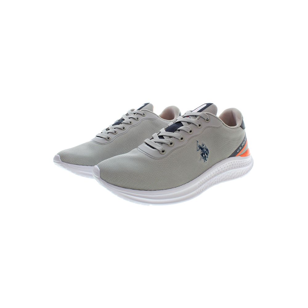 U.S. POLO ASSN. Sleek Gray Sneakers with Iconic Logo U.S. POLO ASSN.