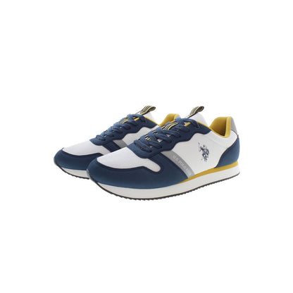 U.S. POLO ASSN. Sleek Blue Sneakers with Contrast Details U.S. POLO ASSN.