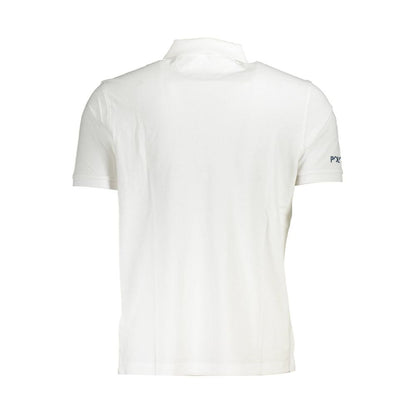 La Martina Elegant White Cotton Polo Shirt La Martina