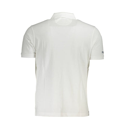 La Martina Elegant White Cotton Polo Shirt La Martina