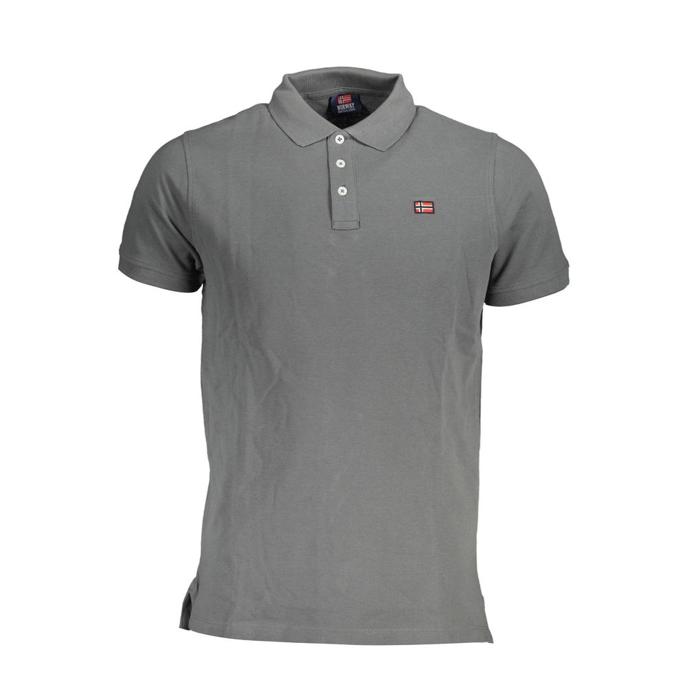 Norway 1963 Gray Cotton Polo Shirt Norway 1963