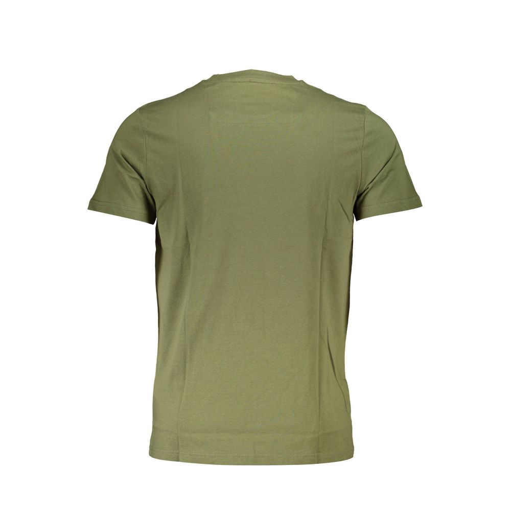 Cavalli Class Green Cotton T-Shirt Cavalli Class