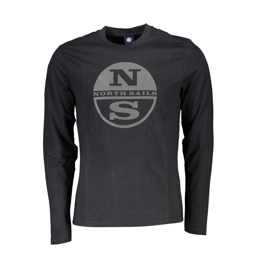 North Sails Black Cotton T-Shirt North Sails