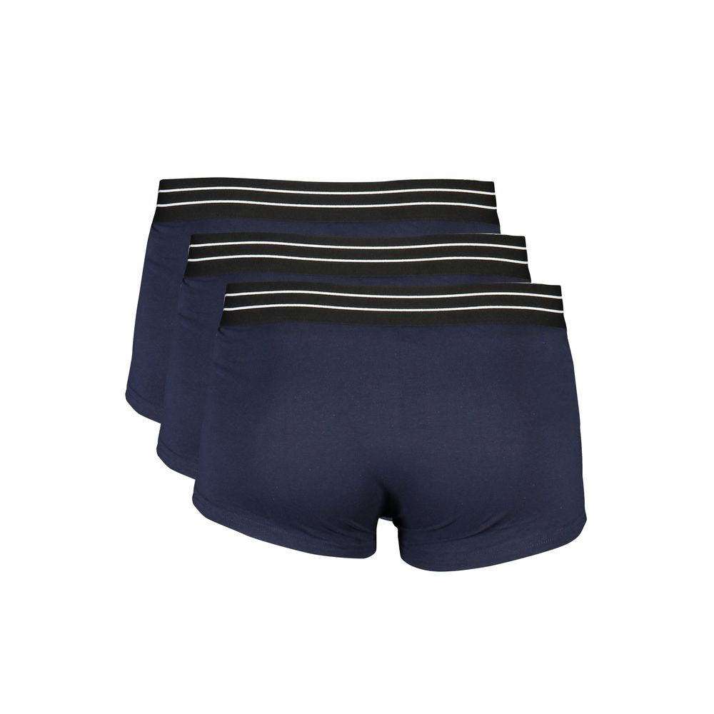 Cavalli Class Blue Cotton Underwear Cavalli Class