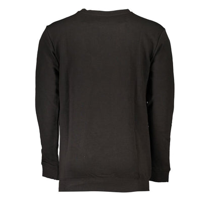 Cavalli Class Black Cotton Sweater Cavalli Class