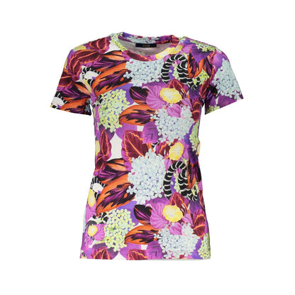 Cavalli Class Purple Cotton Tops & T-Shirt Cavalli Class