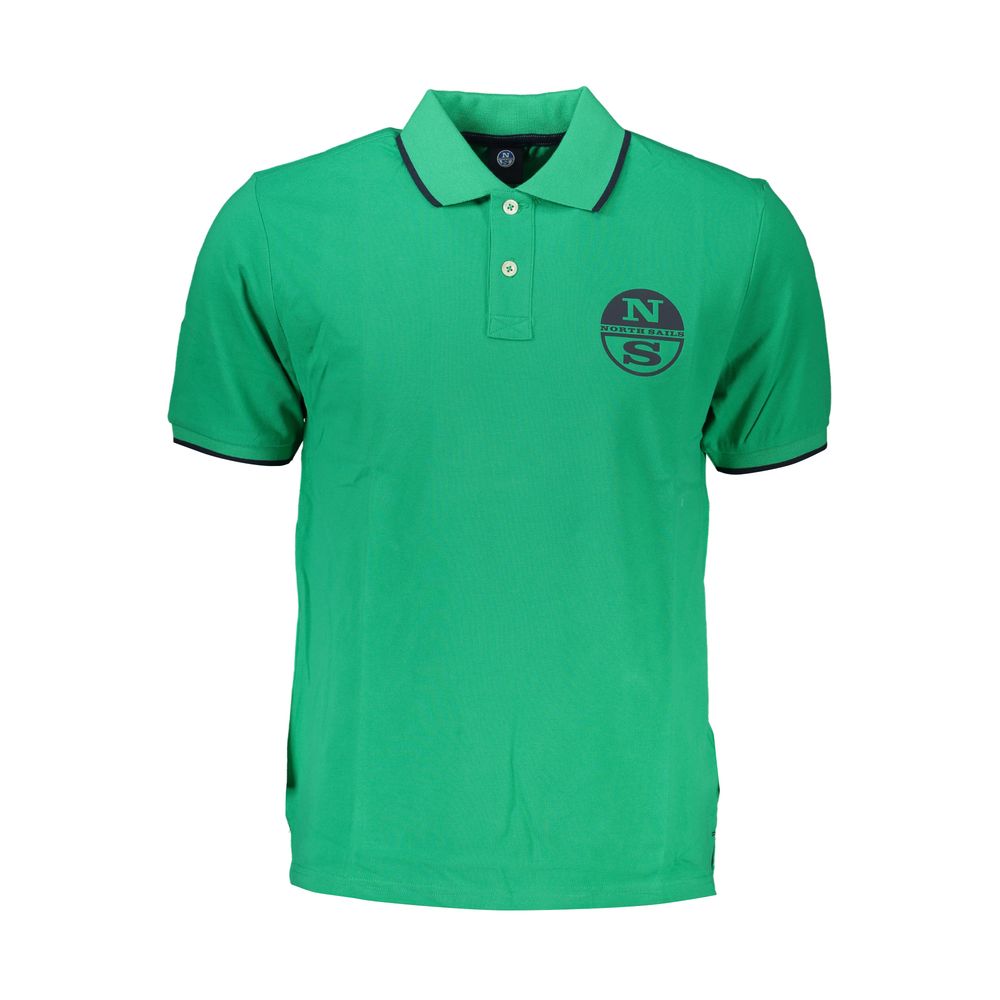 North Sails Green Cotton Polo Shirt North Sails