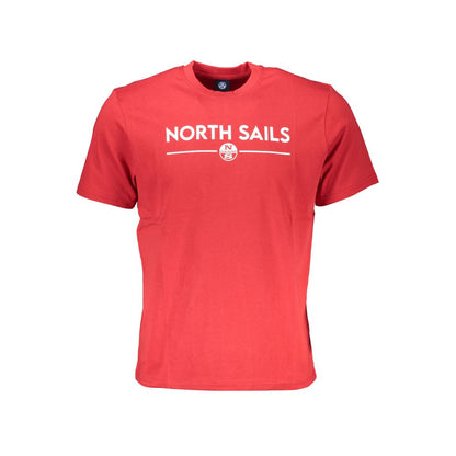 North Sails Red Cotton T-Shirt North Sails