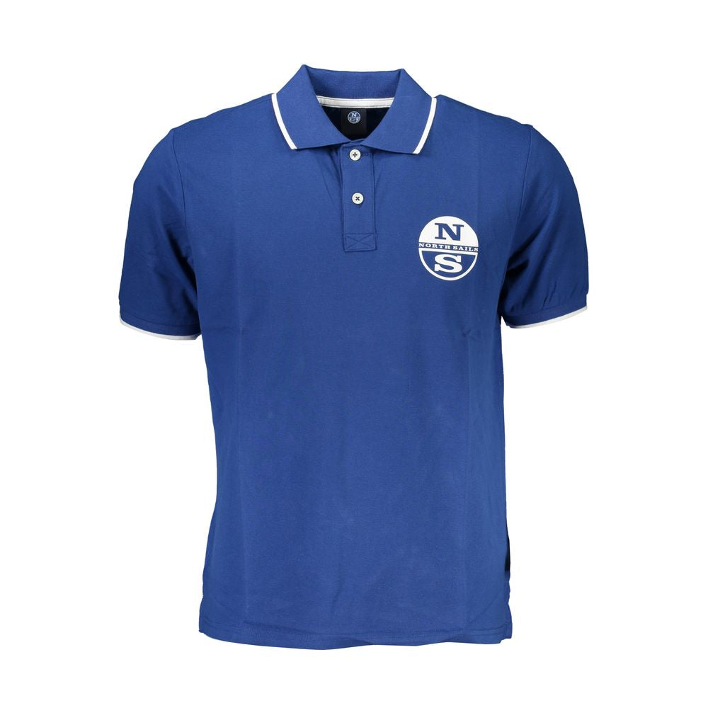 North Sails Blue Cotton Polo Shirt North Sails