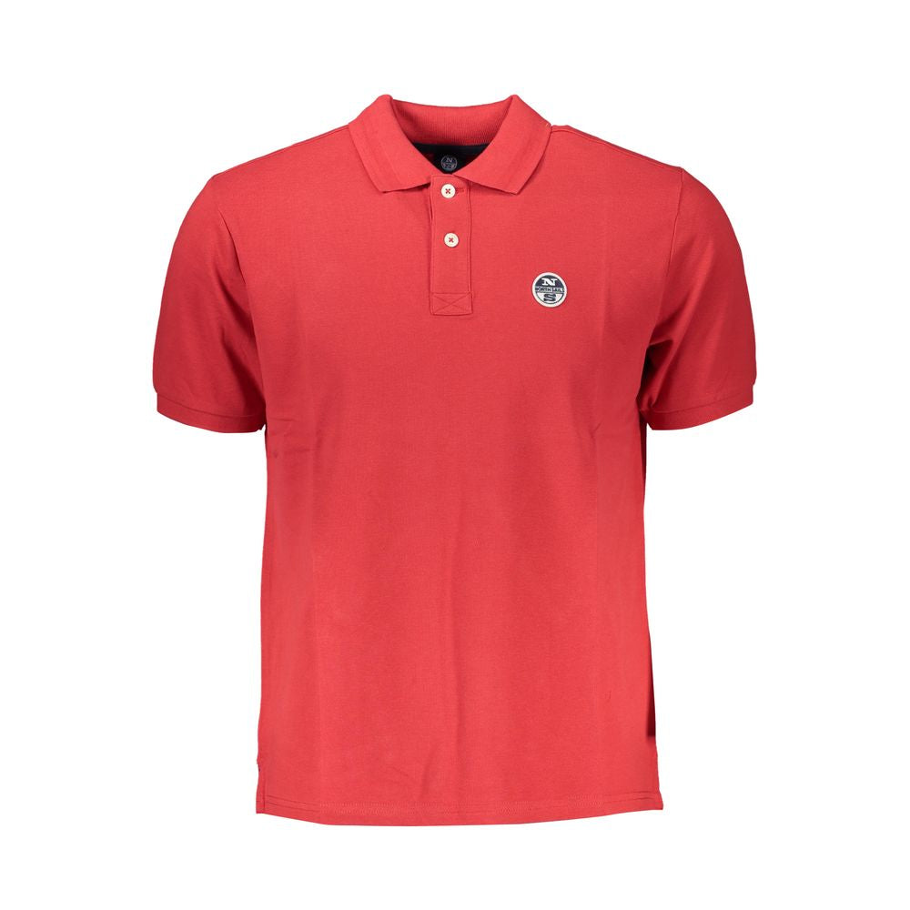 North Sails Red Cotton Polo Shirt North Sails