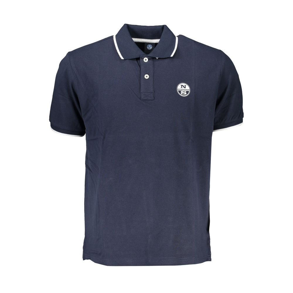 North Sails Blue Cotton Polo Shirt North Sails