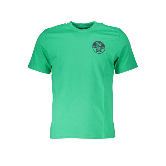 North Sails Green Cotton T-Shirt North Sails