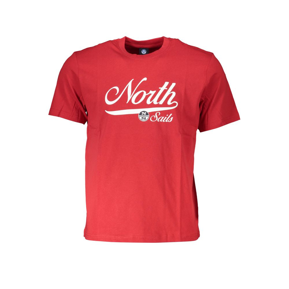 North Sails Red Cotton T-Shirt North Sails