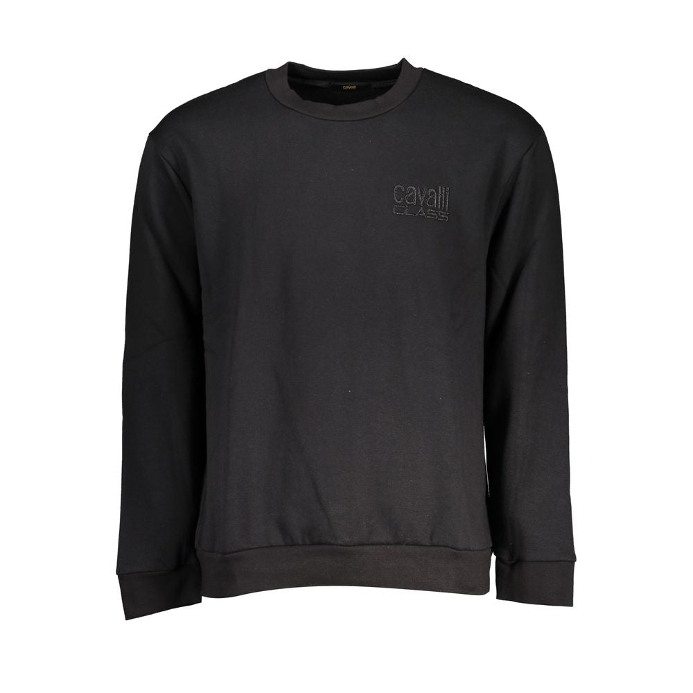 Cavalli Class Elegant Crew Neck Fleece Sweatshirt Cavalli Class