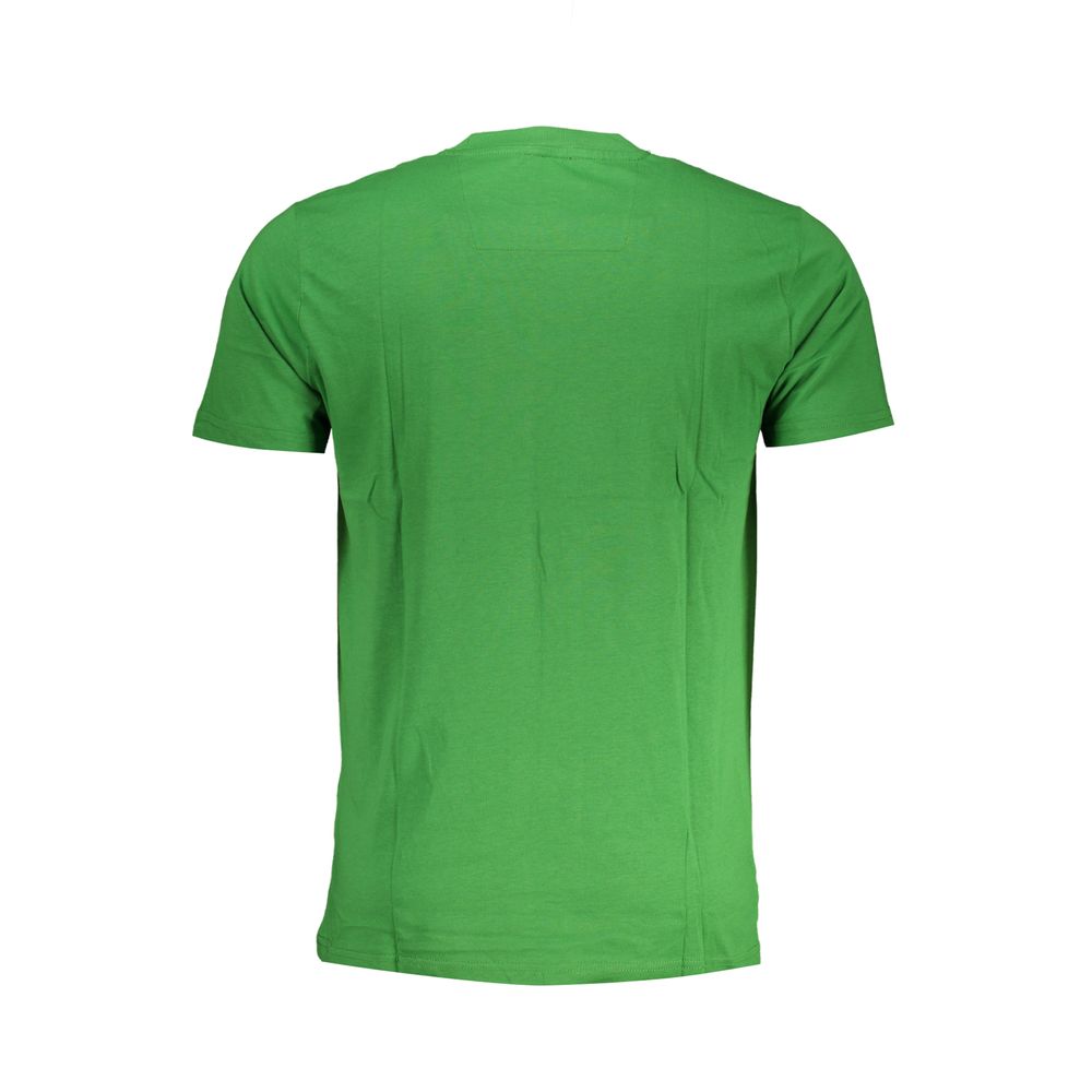 Cavalli Class Green Cotton T-Shirt Cavalli Class