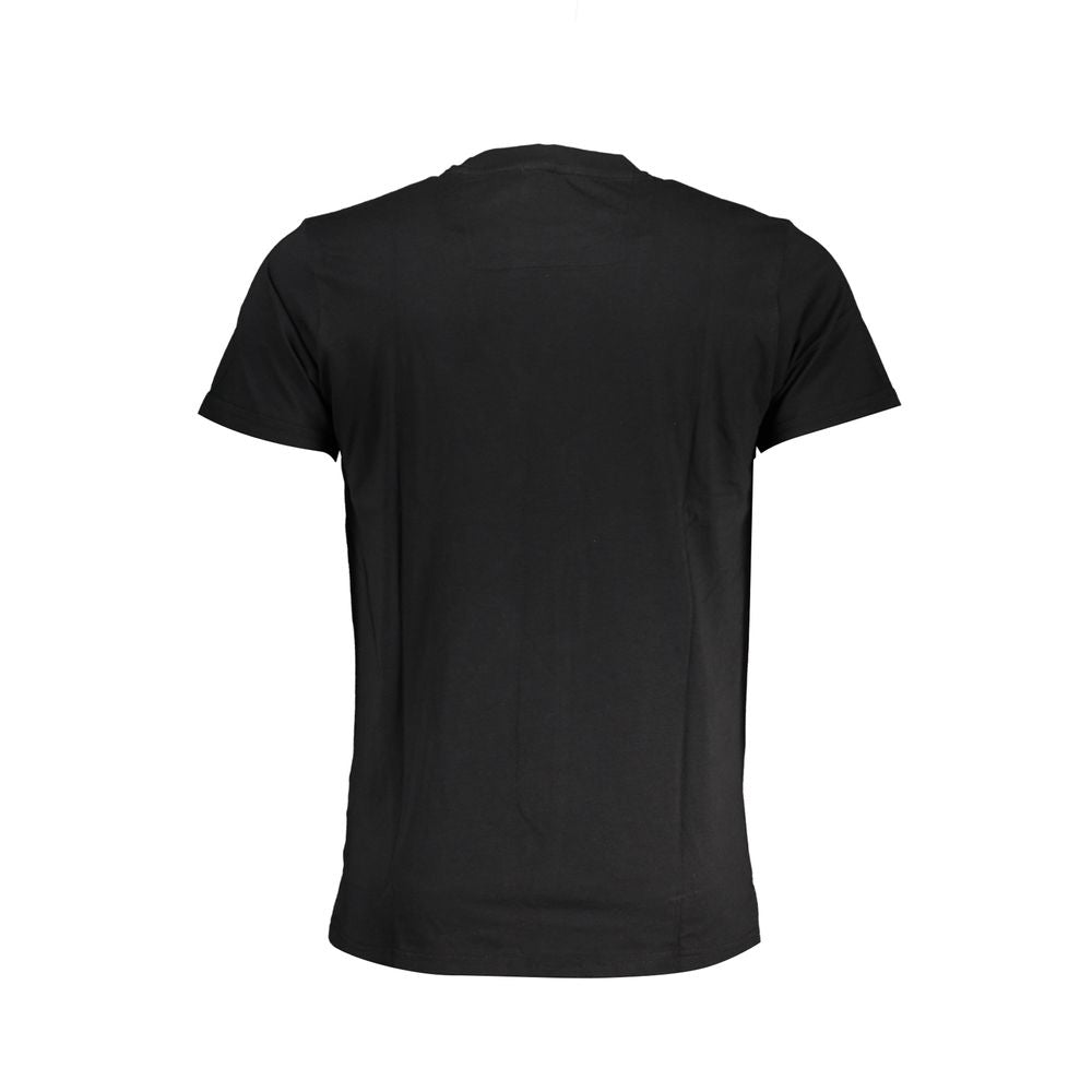 Cavalli Class Black Cotton T-Shirt Cavalli Class