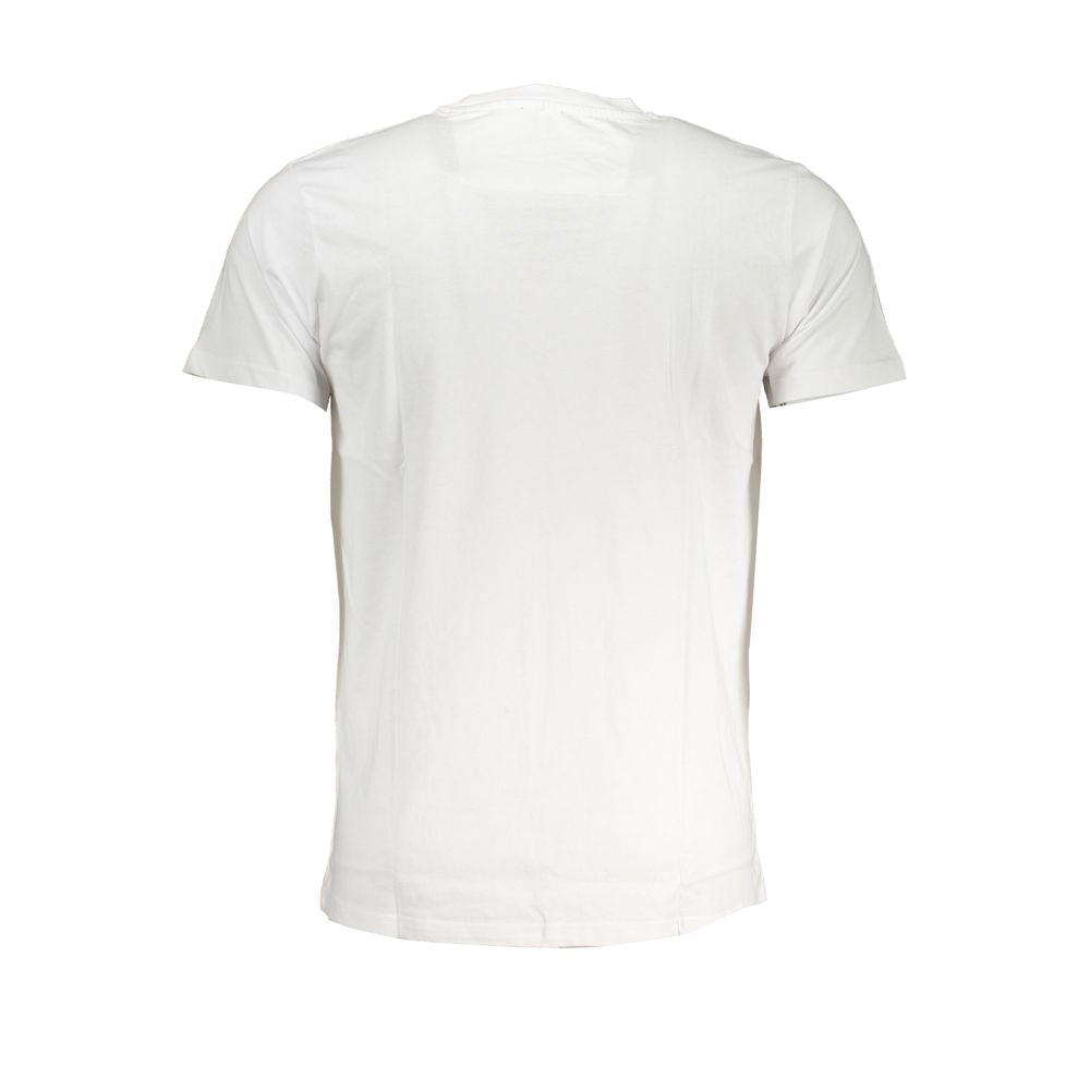 Cavalli Class White Cotton T-Shirt Cavalli Class