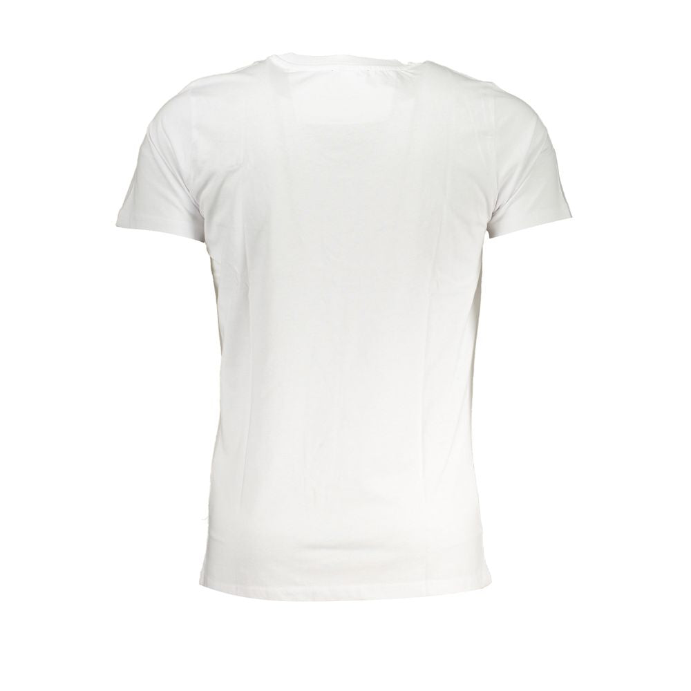 Cavalli Class White Cotton T-Shirt Cavalli Class