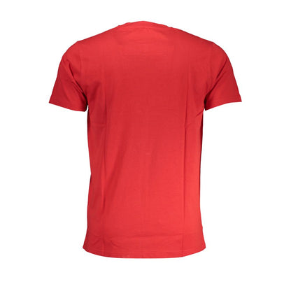 Cavalli Class Red Cotton T-Shirt Cavalli Class