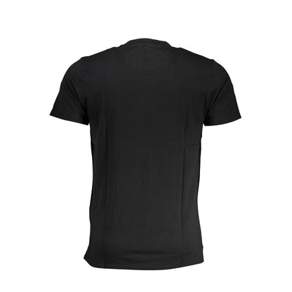 Cavalli Class Black Cotton T-Shirt Cavalli Class