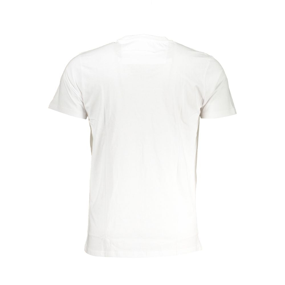 Cavalli Class White Cotton T-Shirt Cavalli Class