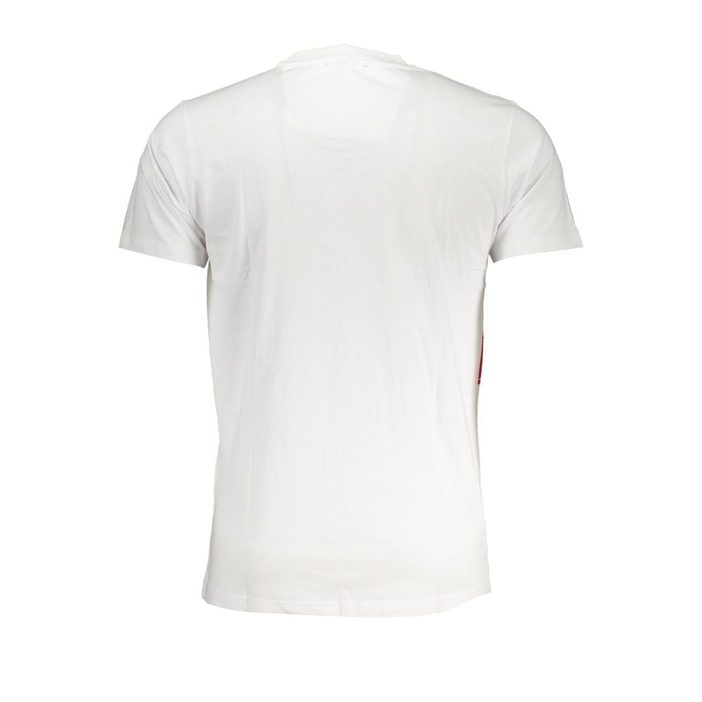 Cavalli Class White Cotton T-Shirt Cavalli Class