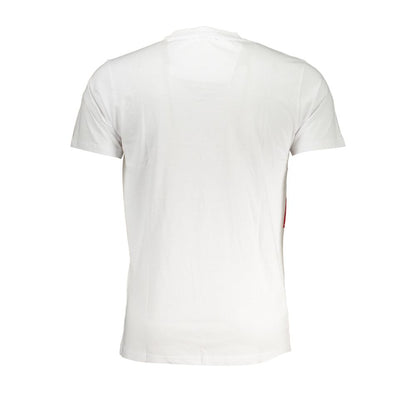 Cavalli Class White Cotton T-Shirt Cavalli Class