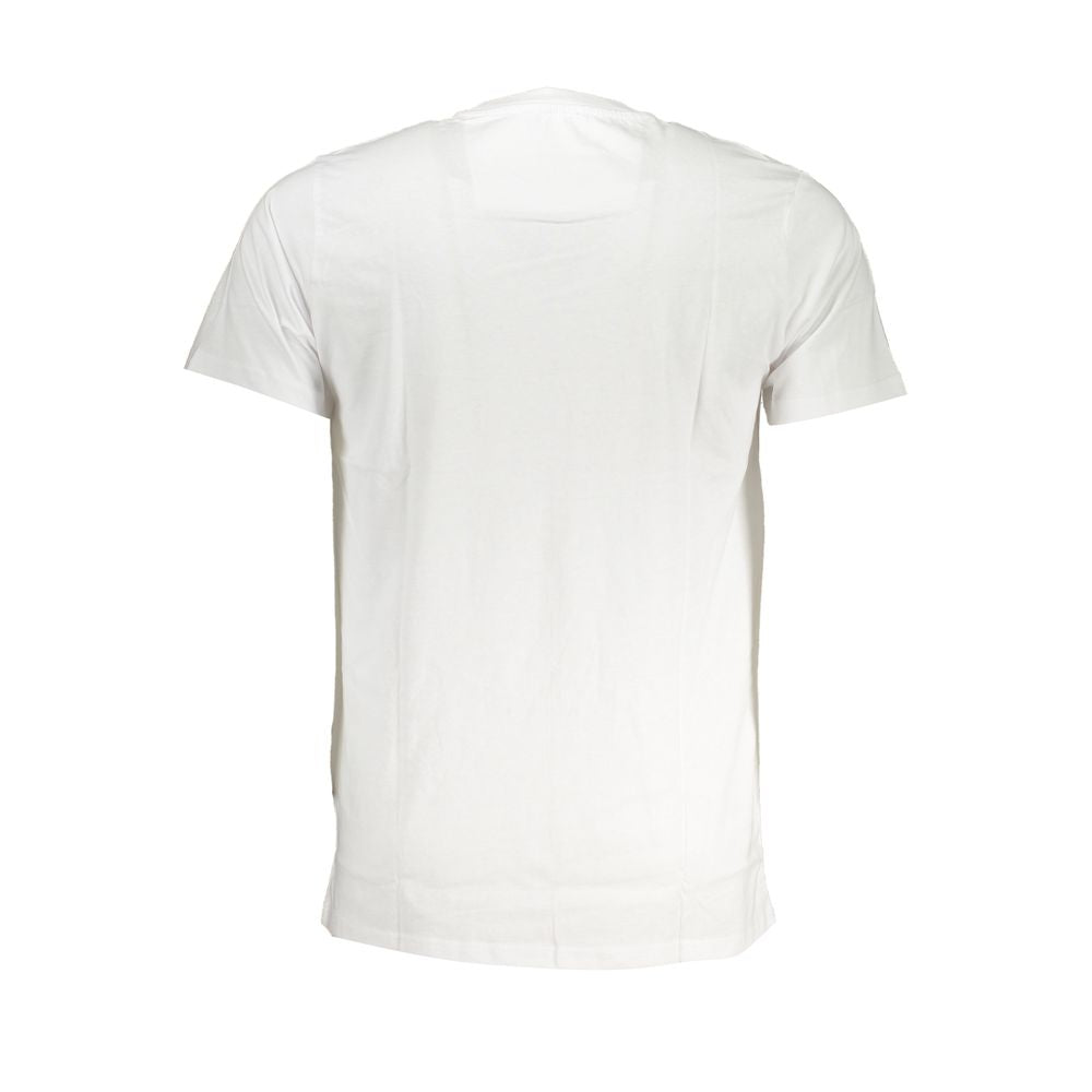 Cavalli Class White Cotton T-Shirt Cavalli Class