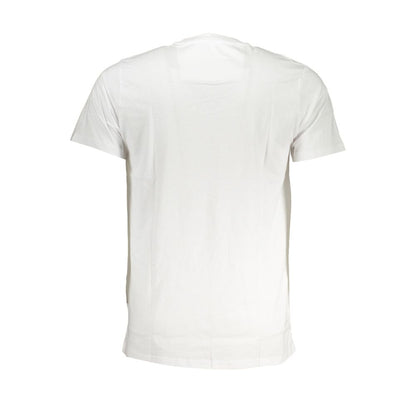 Cavalli Class White Cotton T-Shirt Cavalli Class