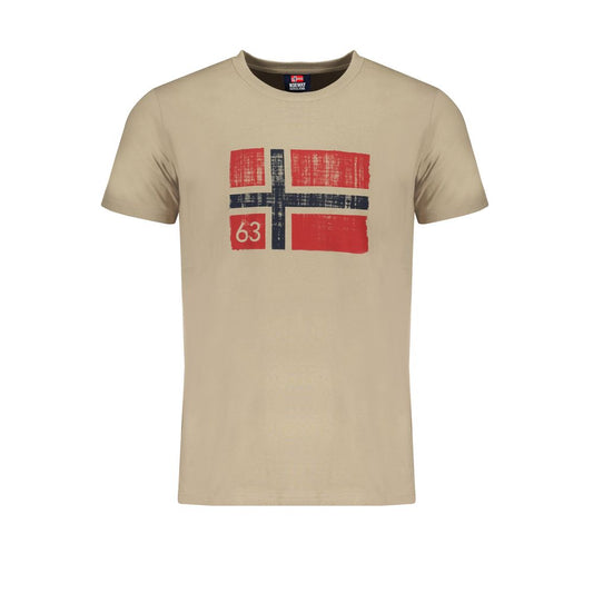 Norway 1963 Beige Cotton T-Shirt Norway 1963