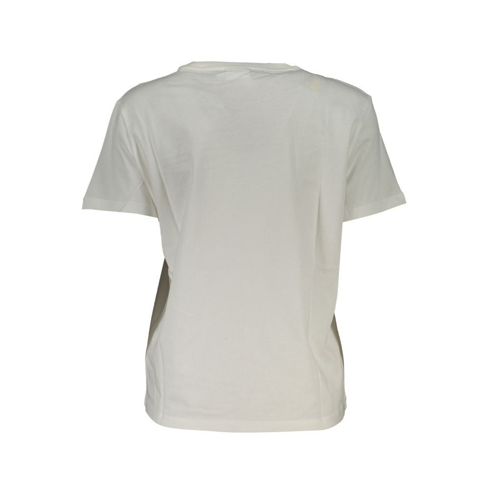 Desigual White Cotton Tops & T-Shirt Desigual