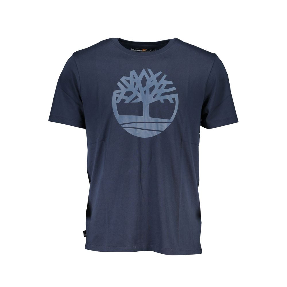 Timberland Blue Cotton T-Shirt Timberland