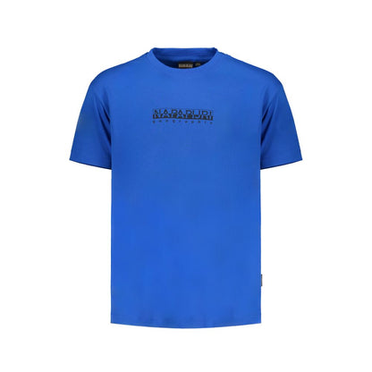 Napapijri Blue Cotton T-Shirt Napapijri