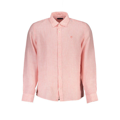 North Sails Pink Linen Shirt North Sails