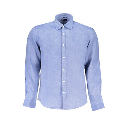 North Sails Blue Linen Shirt North Sails