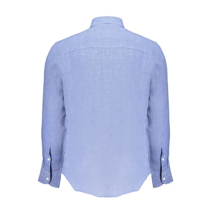 North Sails Blue Linen Shirt North Sails