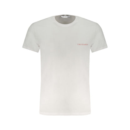 Trussardi White Cotton T-Shirt Trussardi