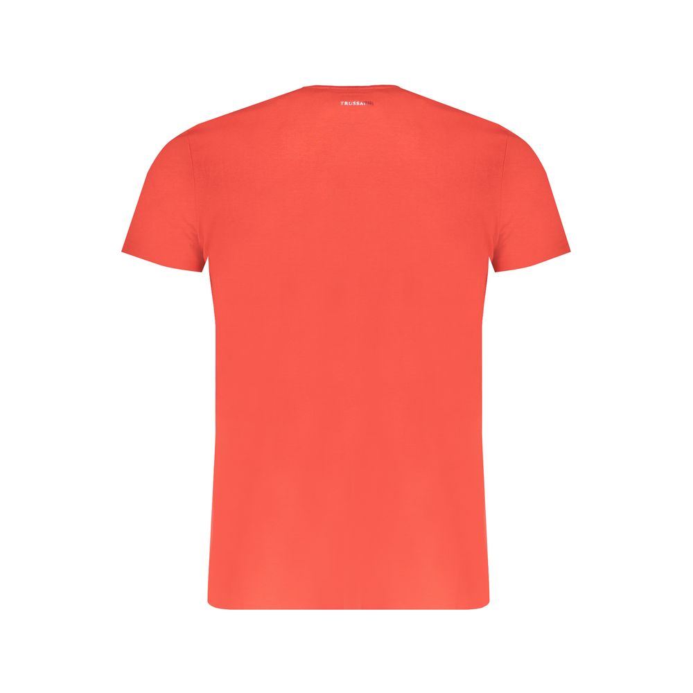 Trussardi Red Cotton T-Shirt Trussardi