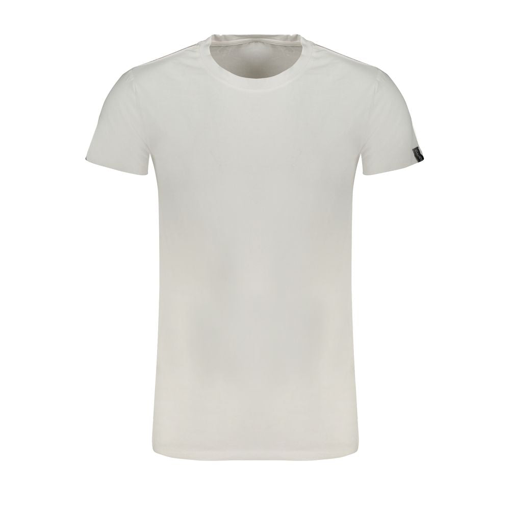 Gaudi White Cotton T-Shirt Gaudi