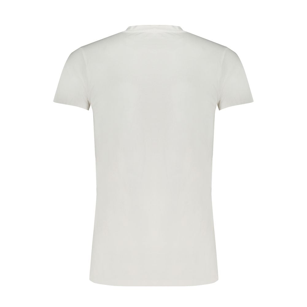 Gaudi White Cotton T-Shirt Gaudi