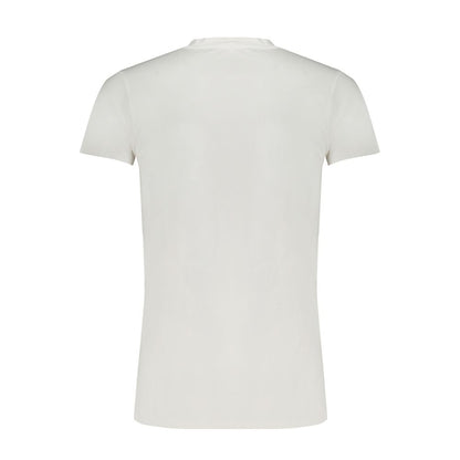 Gaudi White Cotton T-Shirt Gaudi