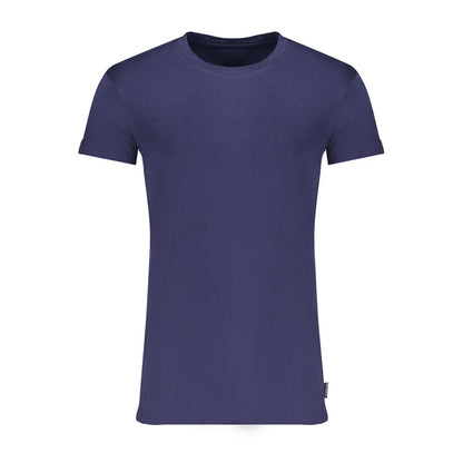 Gaudi Blue Cotton T-Shirt Gaudi