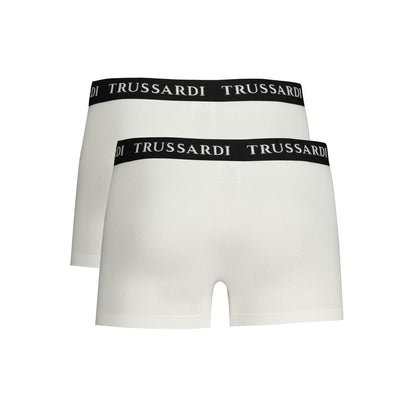 Trussardi White Cotton Underwear Trussardi