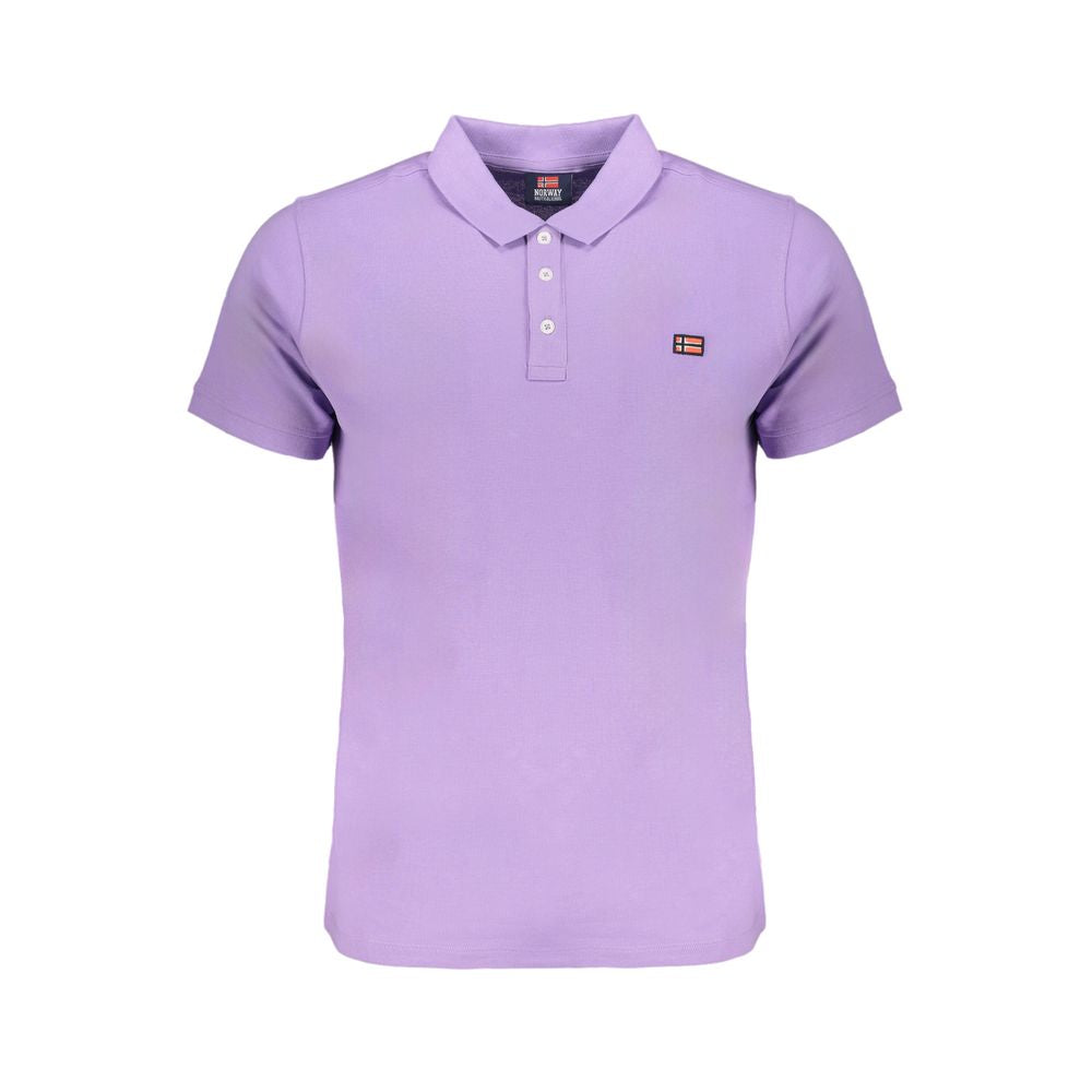 Norway 1963 Purple Cotton Polo Shirt Norway 1963